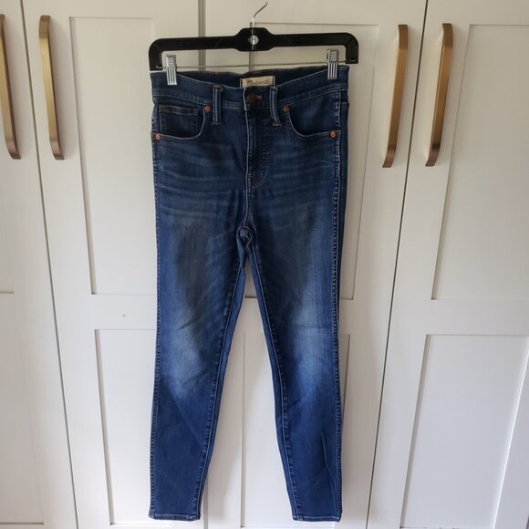 Madewell Jeans Lot 3 Womens 25 9" High Riser Skinny Blue Gray Black - Picture 3 of 16